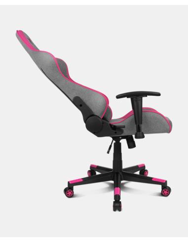 DRIFT DR90 PRO Silla para videojuegos de PC Asiento acolchado Gris, Rosa