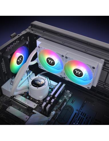 Thermaltake TH240 V2 Ultra ARGB Procesador Kit de refrigeración líquida 24 cm Blanco 1 pieza(s)