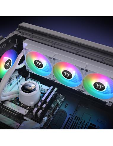 Thermaltake TH360 V2 Ultra ARGB Procesador Kit de refrigeración líquida 36 cm Blanco 3 pieza(s)