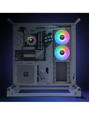 Thermaltake TH240 V2 ARGB Procesador Kit de refrigeración líquida 24 cm Blanco 1 pieza(s)
