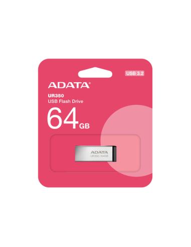 ADATA UR350 unidad flash USB 64 GB USB tipo A 3.2 Gen 1 (3.1 Gen 1) Negro