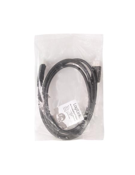 LogiLink CD0101 cable DisplayPort 2 m Negro