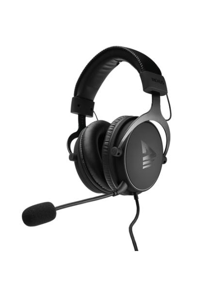 Savio NEXUS Auriculares Alámbrico Casco Juego Negro