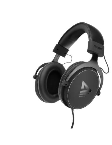Savio NEXUS Auriculares Alámbrico Casco Juego Negro