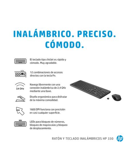 HP Combinación de teclado y ratón inalámbricos 330