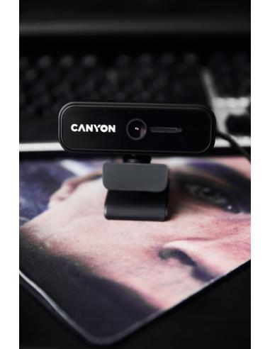 Canyon Webcam C2N Full HD 1080p Negro