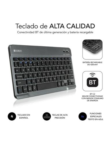 SUBBLIM Funda con Teclado KeyTab Pro BT Samsung Galaxy Tab A9 +11”