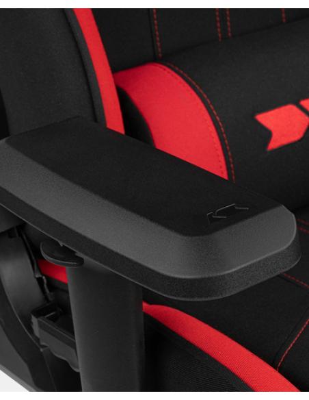 DRIFT DR110BR silla para videojuegos Butaca para jugar Asiento acolchado Negro, Rojo