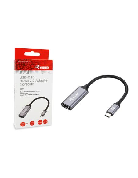 Equip Adaptador USB-C a HDMI 2.0, 4K/60Hz