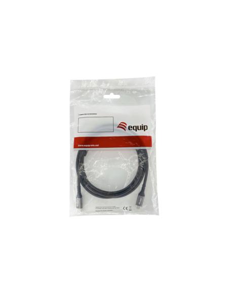 Equip 128382 Cable USB4 Gen 2x2 C a C, M/M, 2,0 m, PD 100 W, 4K/60 Hz, 20 Gbps, negro