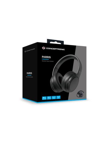 Conceptronic PARRIS03B auricular y casco Auriculares Inalámbrico y alámbrico Diadema Llamadas/Música Bluetooth Negro