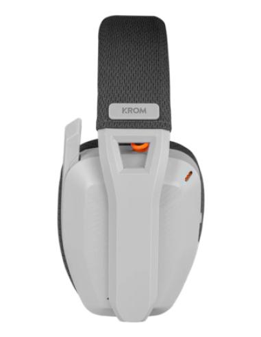 Krom Kanji Auriculares Inalámbrico y alámbrico Diadema Juego USB Tipo C Bluetooth Blanco