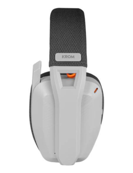 Krom Kanji Auriculares Inalámbrico y alámbrico Diadema Juego USB Tipo C Bluetooth Blanco