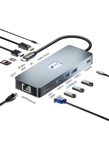 Leotec Docking Station 11 en 1 Plus