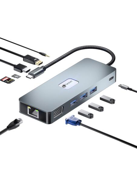 Leotec Docking Station 11 en 1 Plus