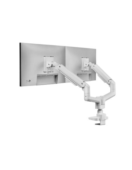 Equip Soporte de escritorio para monitor doble de 17«-35», blanco