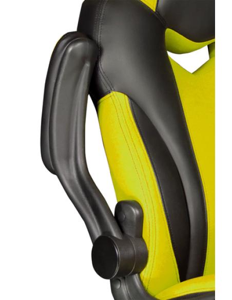 TALIUS TAL-CRAB-YLW silla para videojuegos Silla para videojuegos universal Negro, Amarillo