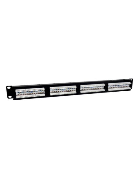 Phasak Panel de transferencia 19" 24P Cat.6A UTP RJ45 DUAL 1U - PU 2421