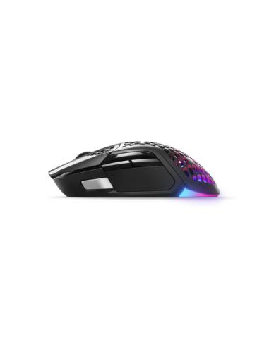 Steelseries Aerox 5 Wireless ratón Oficina mano derecha Bluetooth Óptico 18000 DPI