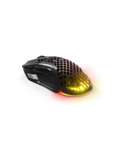 Steelseries Aerox 5 Wireless ratón Oficina mano derecha Bluetooth Óptico 18000 DPI