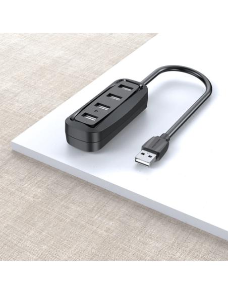 Vention Hub USB VAS-J43-B015/ 4xUSB/ 15cm