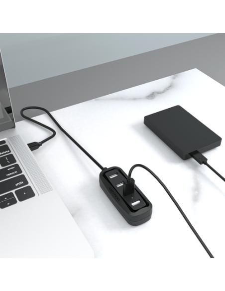 Vention Hub USB VAS-J43-B015/ 4xUSB/ 15cm