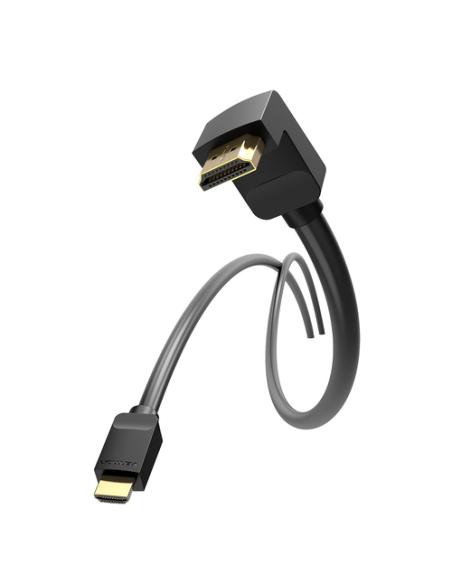 Vention Cable HDMI 2.0 4K Acodado AAQBH/ HDMI Macho - HDMI Macho/ 2m/ Negro