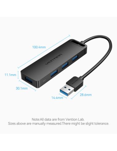 Vention Hub USB 3.0 CHLBD/ 4xUSB/ 50cm