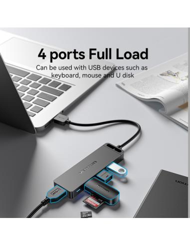 Vention Hub USB 3.0 CHLBD/ 4xUSB/ 50cm