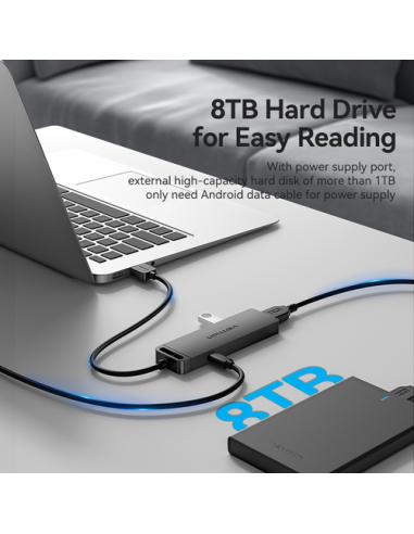 Vention Hub USB 3.0 CHLBD/ 4xUSB/ 50cm
