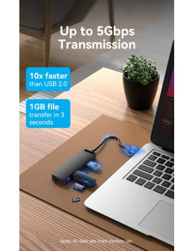 Vention Hub USB 3.0 CHLBD/ 4xUSB/ 50cm