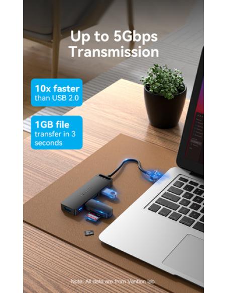 Vention Hub USB 3.0 CHLBD/ 4xUSB/ 50cm