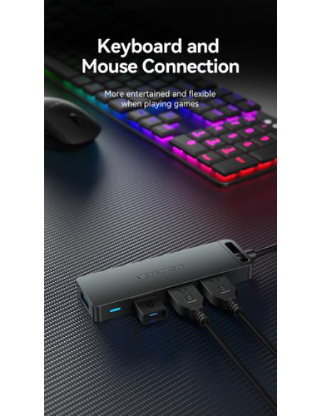 Vention Hub USB 3.0 CHLBD/ 4xUSB/ 50cm