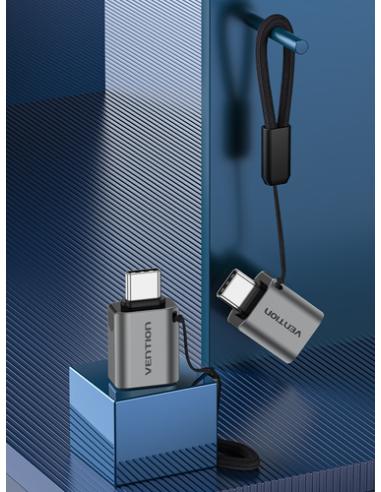Vention Adaptador USB 3.0 CDQH0/ USB Tipo-C Macho - USB Hembra