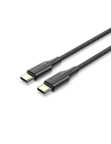 Vention Cable USB 2.0 Tipo-C 3A TAUBF/ USB Tipo-C Macho - USB Tipo-C Macho/ 1m/ Negro
