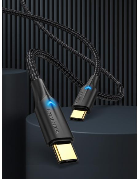 Vention Cable USB 2.0 Tipo-C 3A TAUBF/ USB Tipo-C Macho - USB Tipo-C Macho/ 1m/ Negro