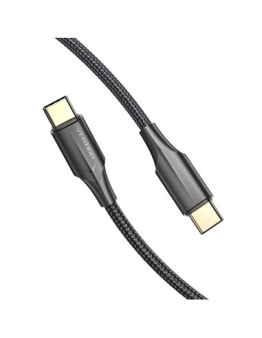 Vention Cable USB 2.0 Tipo-C 3A TAUBH/ USB Tipo-C Macho - USB Tipo-C Macho/ 2m/ Negro