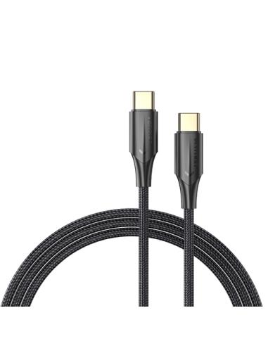 Vention Cable USB 2.0 Tipo-C 3A TAUBH/ USB Tipo-C Macho - USB Tipo-C Macho/ 2m/ Negro