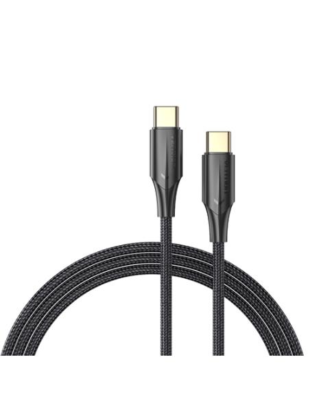 Vention Cable USB 2.0 Tipo-C 3A TAUBH/ USB Tipo-C Macho - USB Tipo-C Macho/ 2m/ Negro