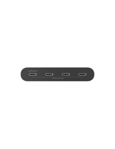 Belkin AVC018BTBK hub de interfaz USB Tipo C 10000 Mbit/s Negro