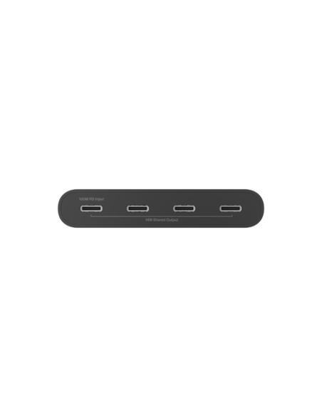 Belkin AVC018BTBK hub de interfaz USB Tipo C 10000 Mbit/s Negro