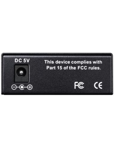 Cudy MC100SA-20 convertidor de medio 100 Mbit/s 1310 nm Monomodo Negro