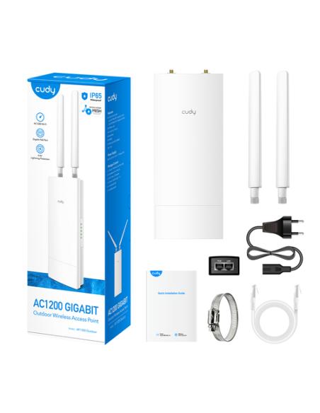 Cudy AP1300 Outdoor 867 Mbit/s Blanco Energía sobre Ethernet (PoE)