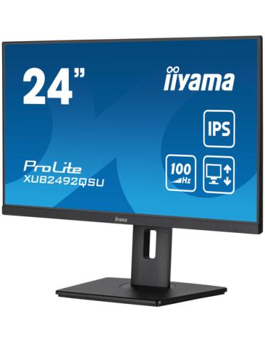 iiyama ProLite XUB2492QSU-B1 pantalla para PC 60,5 cm (23.8") 2560 x 1440 Pixeles Quad HD LED Negro