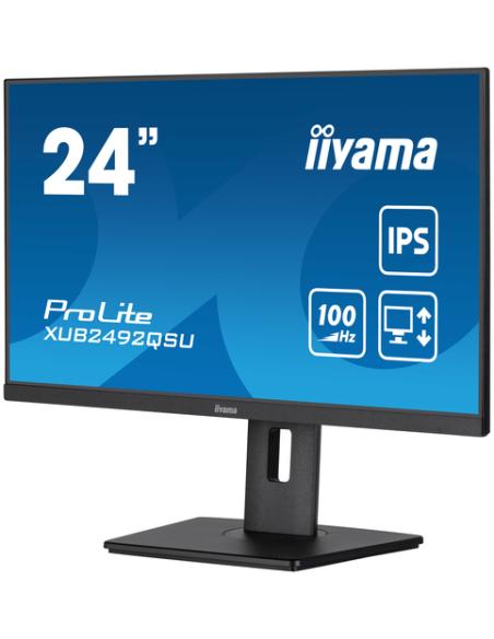 iiyama ProLite XUB2492QSU-B1 pantalla para PC 60,5 cm (23.8") 2560 x 1440 Pixeles Quad HD LED Negro