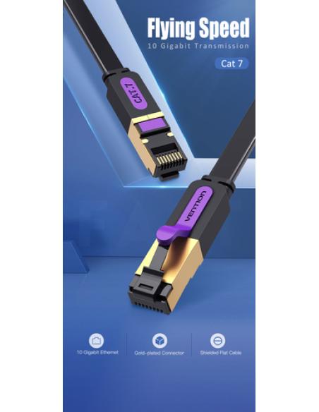 Vention Cable de Red RJ45 STP ICABL Cat.7/ 10m/ Negro