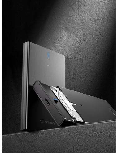 Vention Caja Externa para Disco Duro de 2.5" KPAB0/ USB 3.0 Micro USB/ Sin tornillos