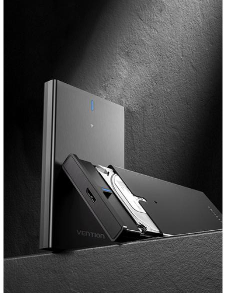 Vention Caja Externa para Disco Duro de 2.5" KPAB0/ USB 3.0 Micro USB/ Sin tornillos