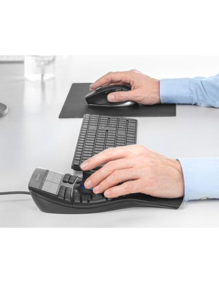 3Dconnexion SpaceMouse Enterprise Kit 2 ratón Oficina Ambidextro RF Wireless + USB Type-A 6DoF