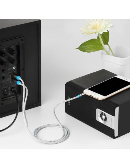 Vention Cable Estéreo BCFBI/ Jack 3.5 Macho - 2x RCA Macho/ 3m/ Negro